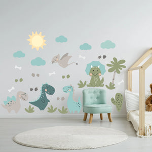 Decorating a baby's room with wall stickers