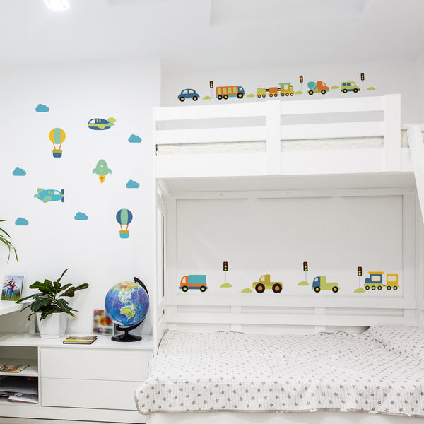 Children's Bedroom Wall Sticker Strollers