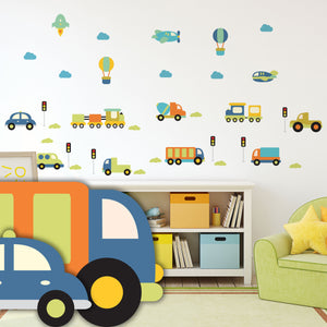 Children's Bedroom Wall Sticker Strollers