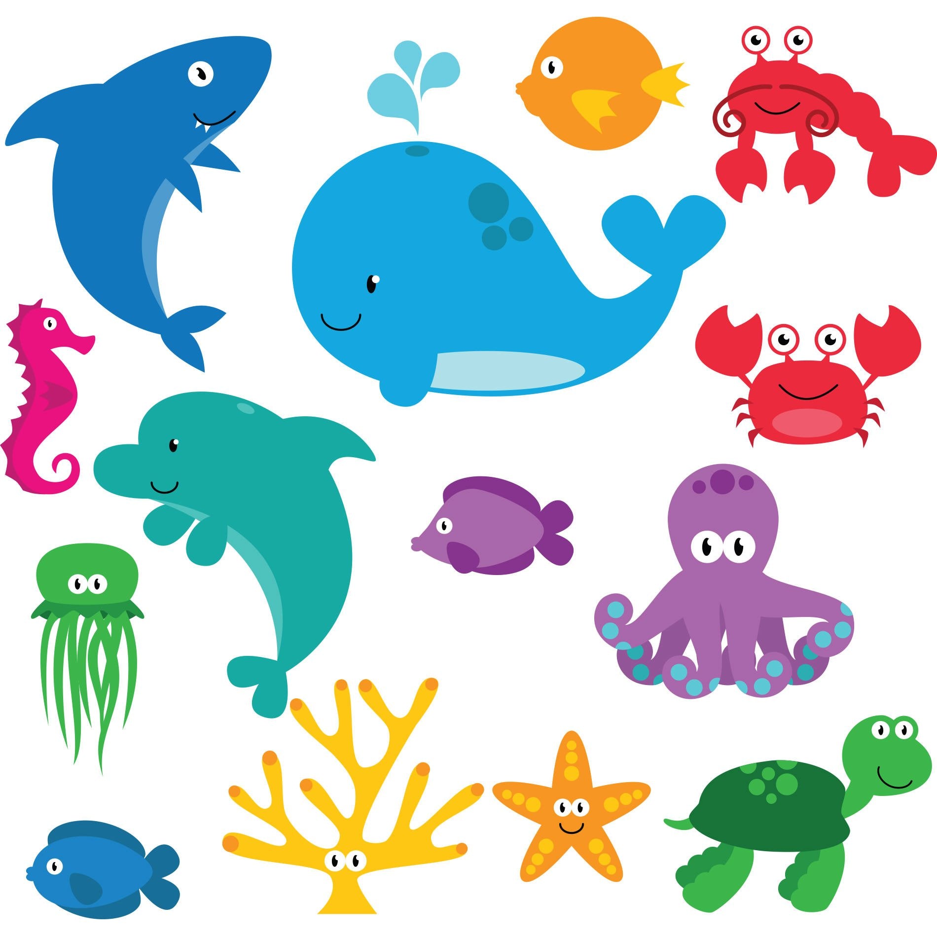 Children's Seabed Wall Sticker