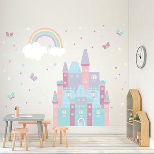 Children's Bedroom Wall Sticker Enchanted Castle