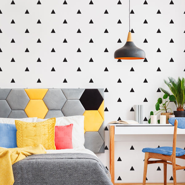 Black Triangles Wall Sticker 168un