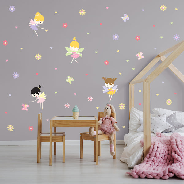 Children's Wall Sticker Fairies Baby