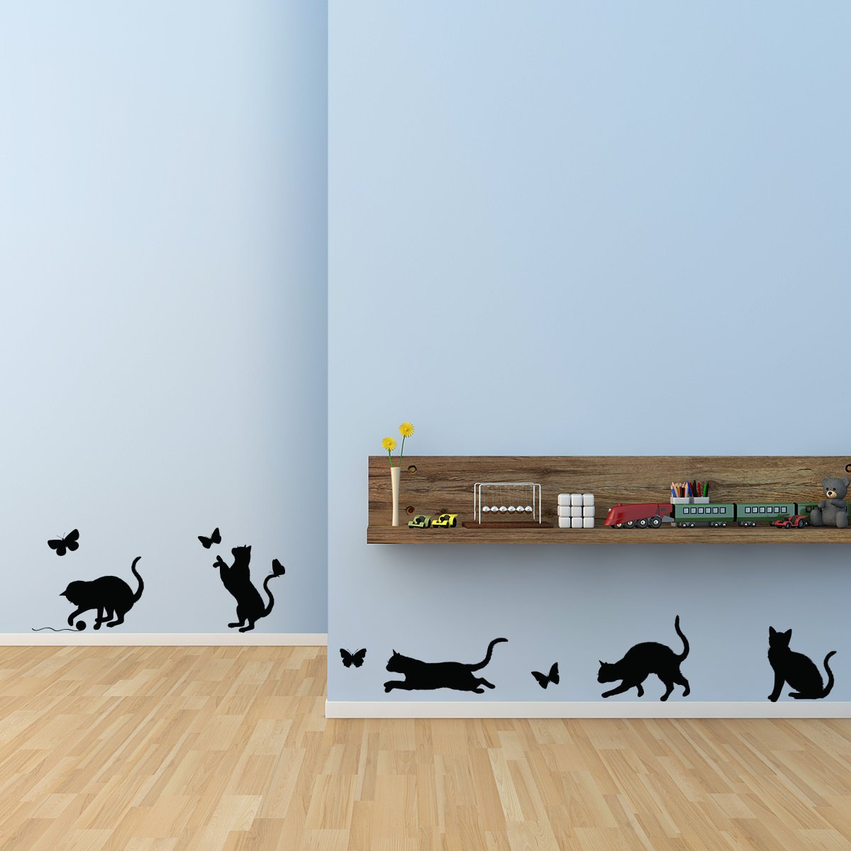 Black Cats Wall Sticker